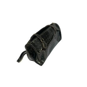 Arcadia Women's Black Patent Leather Zipper Closure Handbag purse